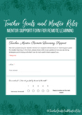 Teacher Mentor Remote Learning Support Google Form