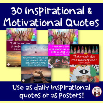 Preview of Teacher Morale Inspirational Quotes and Sayings
