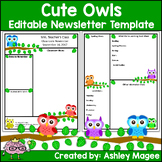 Teacher Classroom Newsletter Editable Template - Primary O