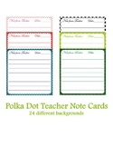 Teacher Note Cards