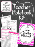 Teacher Notebook. Planner Pink & Grey. Binder. Arc. Lesson