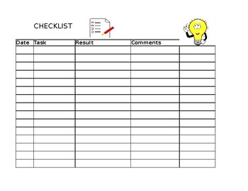 Preview of Teacher Organization Checklist