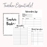 Teacher Organizer Essentials