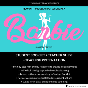 Preview of Teacher Pack - Barbie (film dir by Greta Gerwig) - Complete teaching unit