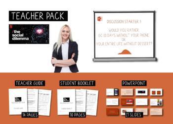 Preview of Teacher Pack - The Social Dilemma