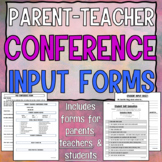 Teacher Parent Conference - Input Form Pack