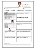 Teacher Parent Form Term One - record of "first meeting wi