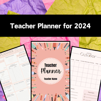 Teacher Planner by Radiating Joy | TPT