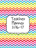 Teacher Planner 2016-17: Rainbow Style