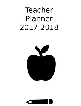 Preview of Teacher Planner 2017-2018