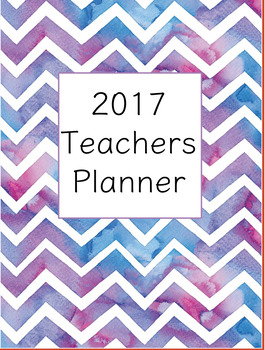 Preview of Teacher Planner 2017