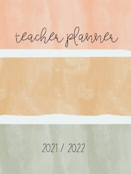 Preview of Teacher Planner 2021/2022