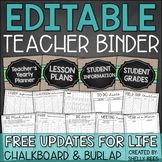 Teacher Planner 2023-2024 EDITABLE Teacher Binder Farmhous