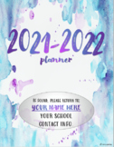Teacher Planner 2021-22