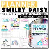 Teacher Planner 2024-2025 - Smiley Daisy - Editable