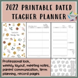 Teacher Planner Australia 2022