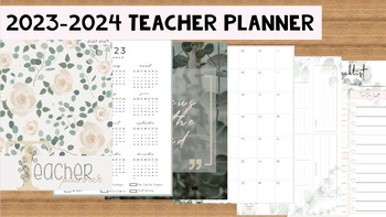 Preview of Teacher Planner 2023-2024
