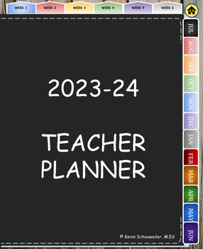 Preview of Digital Teacher Planner 2023-24
