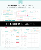 Teacher Planner 2024 - Editable PDF Digital Printables - L