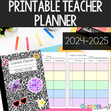 Teacher Planner 2024-2025 2nd Version