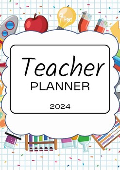 Preview of Teacher Planner 2024 - 2025 - Printable & Digital Teacher