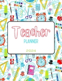 Teacher Planner 2024 Digital Download
