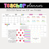 Teacher Planner | 2034-2024 Printable Lesson Planner | Les