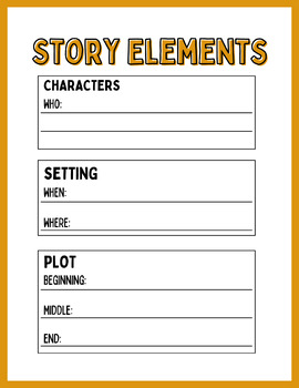 Preview of Story Elements