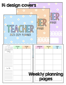 Preview of Teacher Planner // Academic Planner // Printable Planner // Digital Download