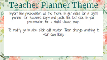 Preview of Teacher Planner +Basic Sticker Sheet