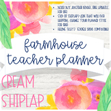 Farmhouse Teacher Planner
