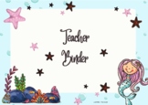 Teacher Planner/Binder || Theme: Sea || Landscape