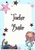 Teacher Planner/Binder || Theme: Sea || Portrait