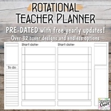 Teacher Planner / Organization Binder: Rotational
