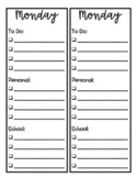 Teacher Planner Bookmarks