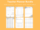 Teacher Planner Bundle