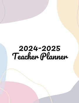 Preview of Teacher Planner Canva | Editable | Personalize | School