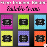 Editable Binder Covers Free