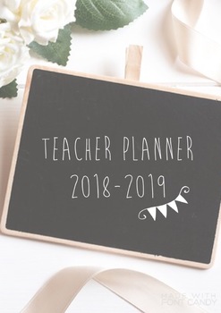 Preview of Teacher Planner Custom Covers