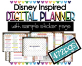 Teacher Planner - Digital Planner - Disney Inspired - 2023