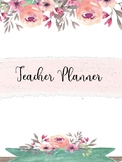 Teacher Planner - Edit  And PRINTABLE Undated