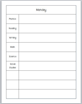 Preview of Teacher Planner Editable