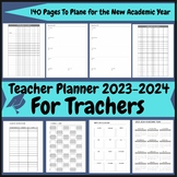 Teacher Planner For The Academic Year 2023-2024 for Teachers