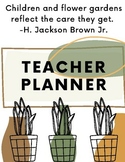 Teacher Planner - Green Growth