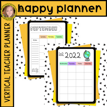 Preview of Teacher Planner! (Happy Planner - Inspired) — Now editable!