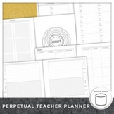 Teacher Planner, Lesson Plans, Editable Student Lists and 