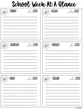 Teacher Planner Magnolia Farmhouse Google Slides Editable by Fiddleheads