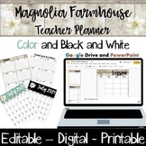 Teacher Planner Magnolia Farmhouse Google Slides Editable