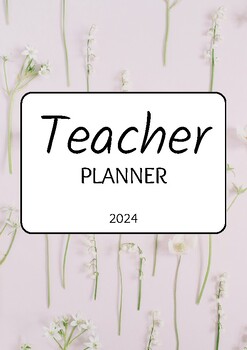 Preview of Teacher Planner (Monthly, Weekly, Daily) with lesson plans, behavior