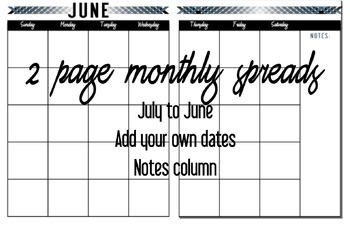 Preview of Printable Teacher Planner [Plan2Decorate]